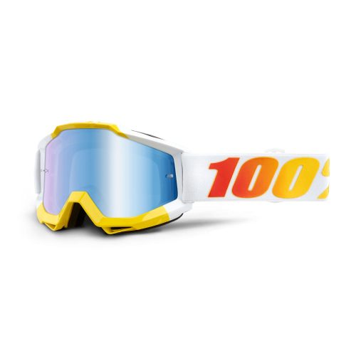 Gafas offroad 100% ACCURI color amarillo / blanco