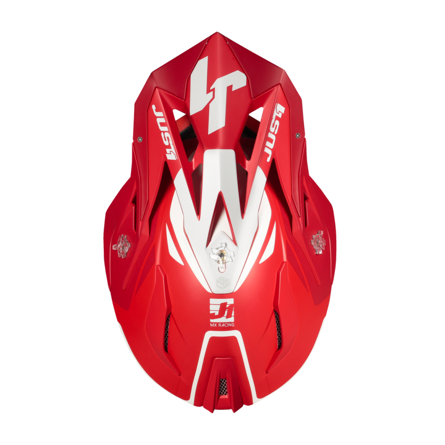 Casco offroad Just1 Racing J18 Pulsar Rojo / Blanco - Imagen 5