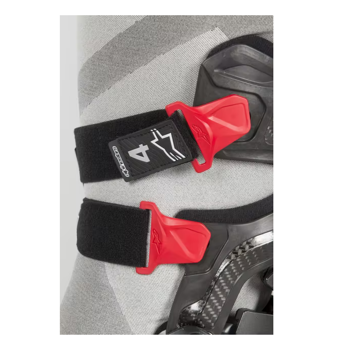 Rodillera Derecha Alpinestars MX Bionic-10 Carbon Negro / Rojo - Imagen 6