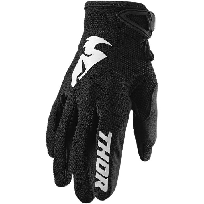 Guantes Thor MX Infantil Sector Negro / Blanco