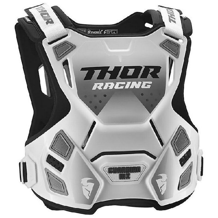 Peto Infantil Thor Mx 2022 Guardian Mx Roost Guard Blanco / Negro