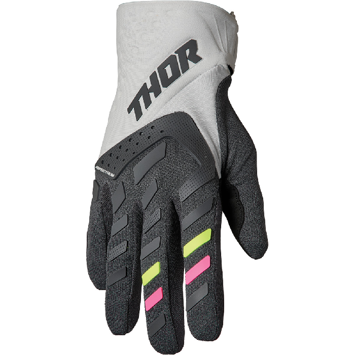 Guantes Thor Mx Mujer Spectrum Gris / Negro