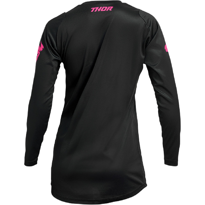 Camiseta Thor Mx Primavera 2022 Mujer Sector Minimal Negro/Rosa - Imagen 2