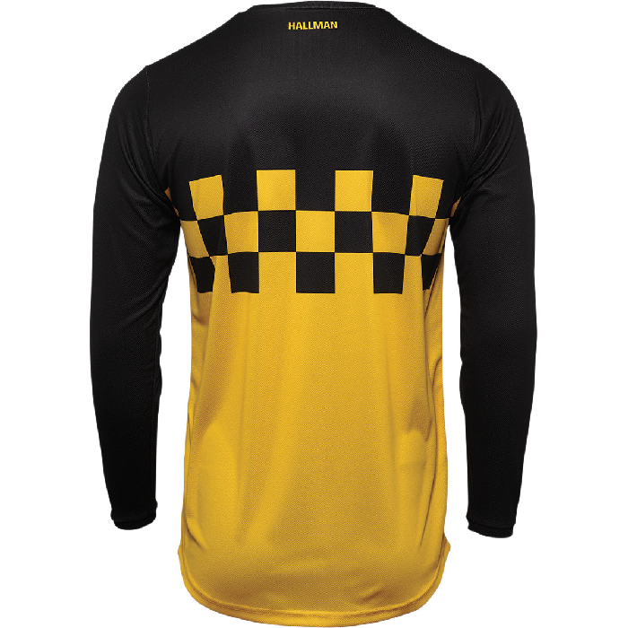 Camiseta Thor-Hallman Differ Cheq Negro/Amarillo - Imagen 2