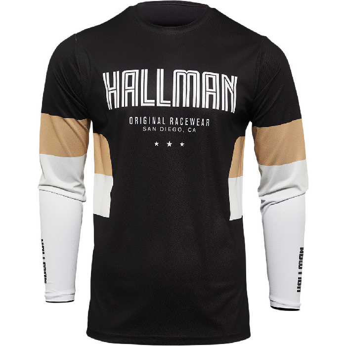 Camiseta Thor-Hallman Differ Draft Negro/Blanco/Beige