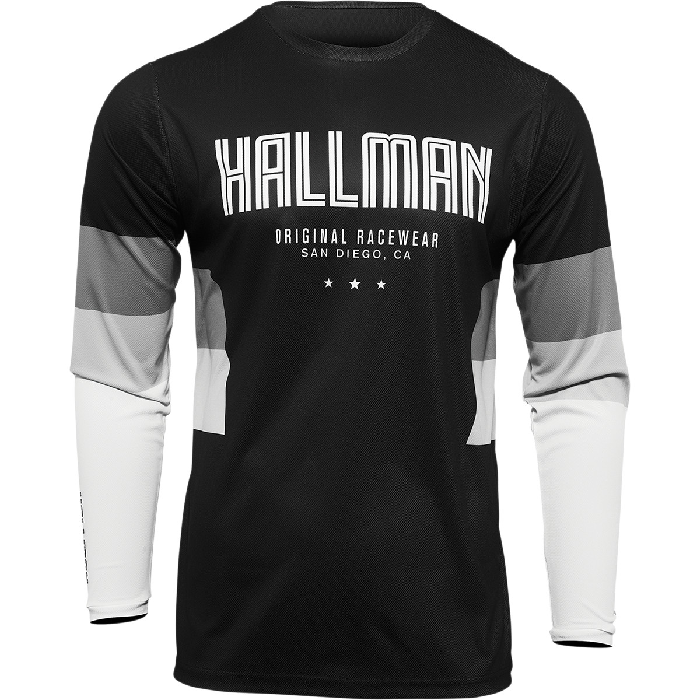 Camiseta Thor-Hallman Differ Draft Negro/Blanco/Gris