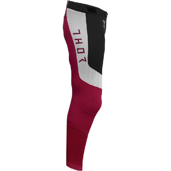 Pantalón Thor Mx Prime Strike Primavera 2022 Vintage Blanco / Granate - Imagen 2