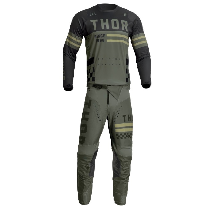 Pantalón Thor MX 2024 Pulse Combat Verde - Imagen 4