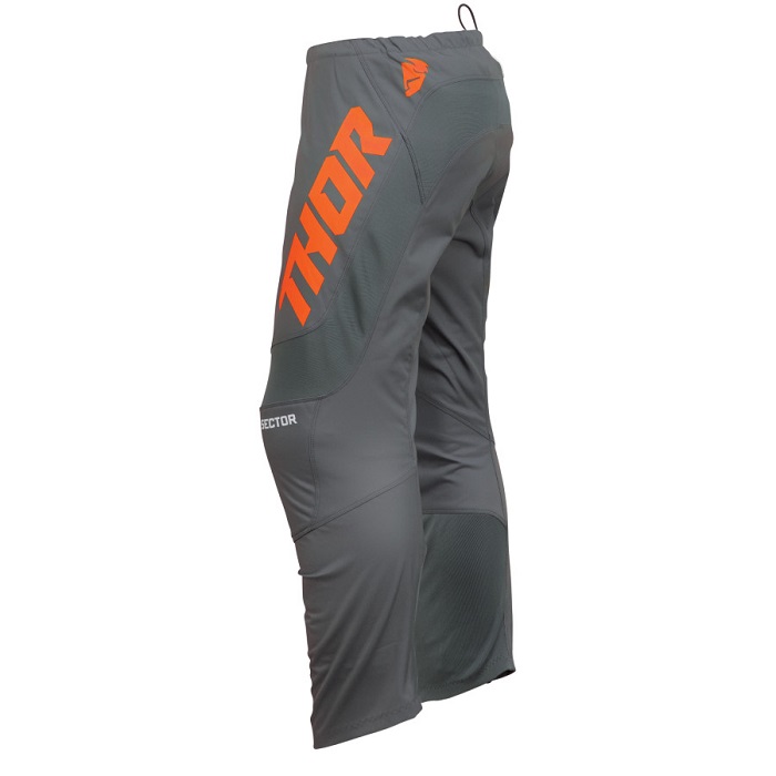 Pantalón Thor MX 2024 Infantil Sector Checker Gris/Naranja - Imagen 2