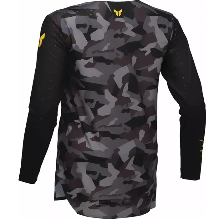Jersey Thor Mx Mujer Sportmode Shadow Negro/ Amarillo - Imagen 2