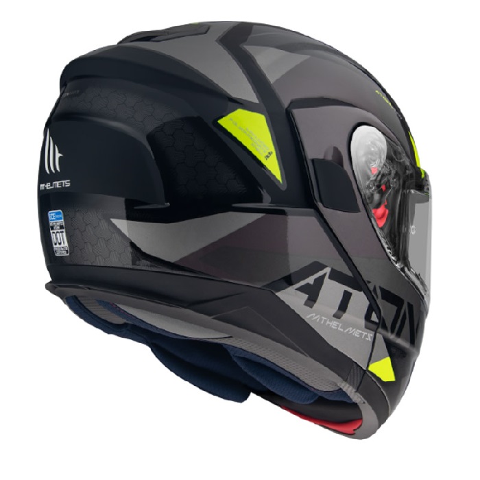 Casco MT Atom SV W17 B2 Gris Mate - Imagen 2