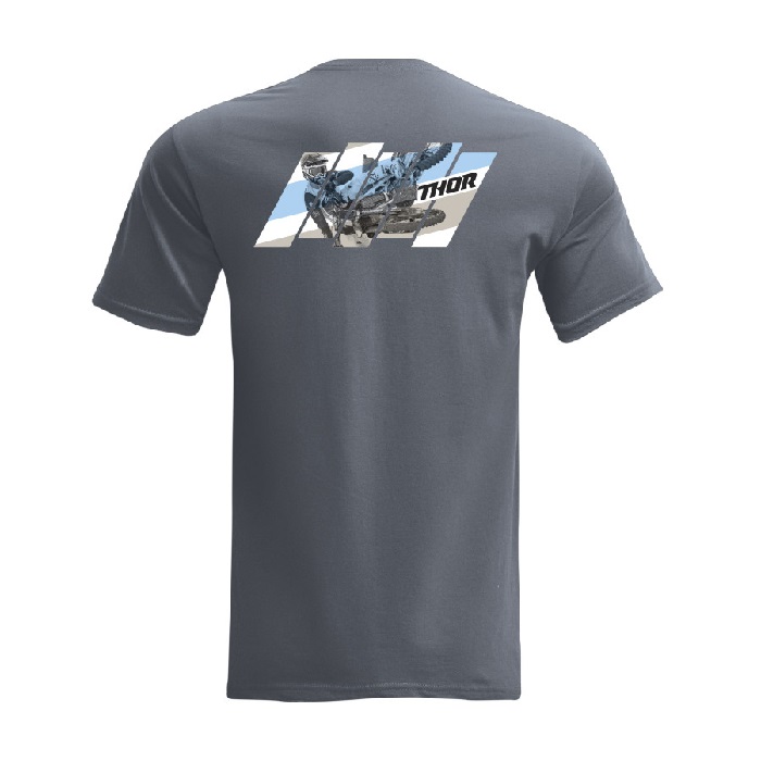 Camiseta Thor Mx Whip Gris Carbón 2023 - Imagen 2