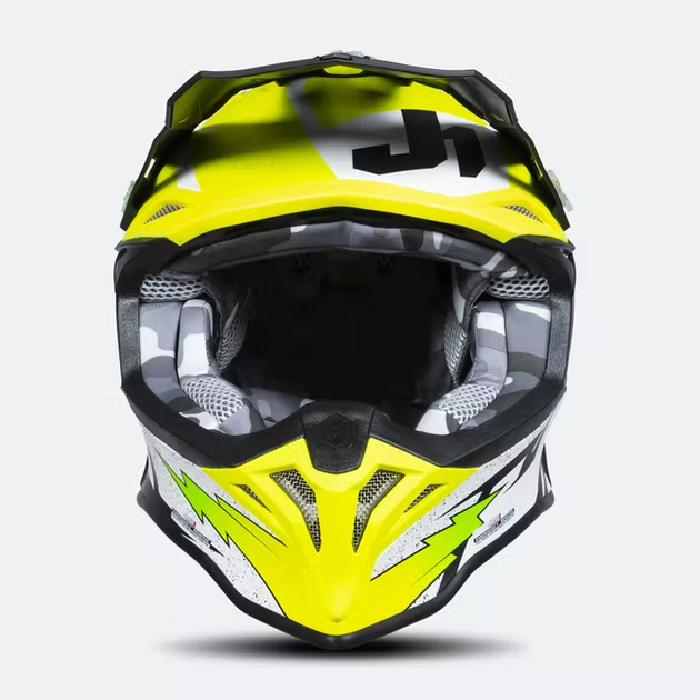 Casco Just1 J39 Poseidon Amarillo Flúor - Imagen 3