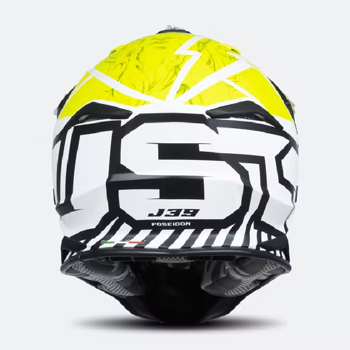 Casco Just1 J39 Poseidon Amarillo Flúor - Imagen 4