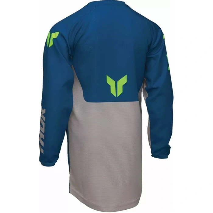 Camiseta Thor Mx Infantil Launch Mode Forge Azul/Gris - Imagen 2