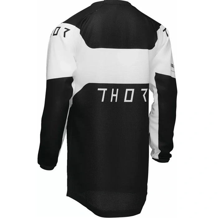Camiseta Thor Mx LaunchMode Storm Negro/Blanco - Imagen 2