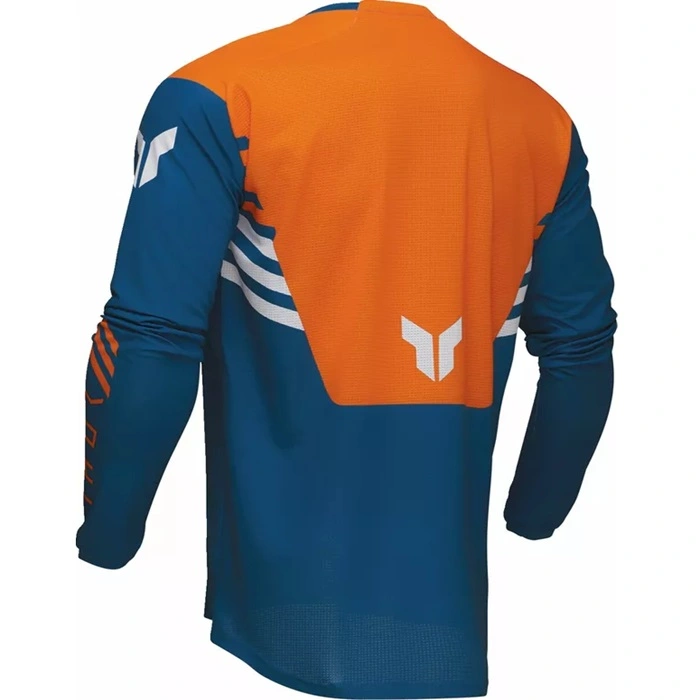Camiseta Thor Mx LaunchMode Zone Azul/Naranja - Imagen 2