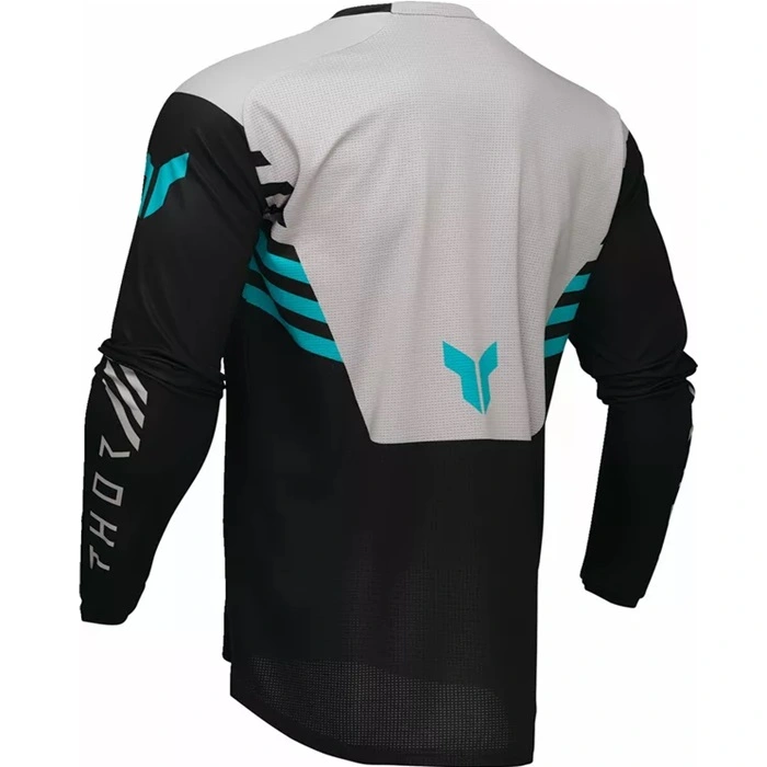 Camiseta Thor Mx LaunchMode Zone Negro/Azul - Imagen 2