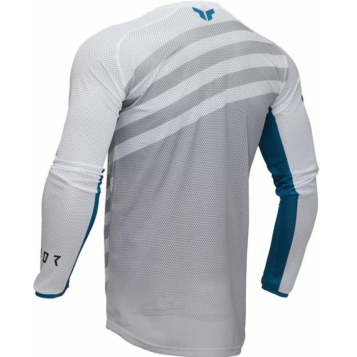 Camiseta Thor Mx LaunchMode Vented Raid Blanco / Azul - Imagen 2