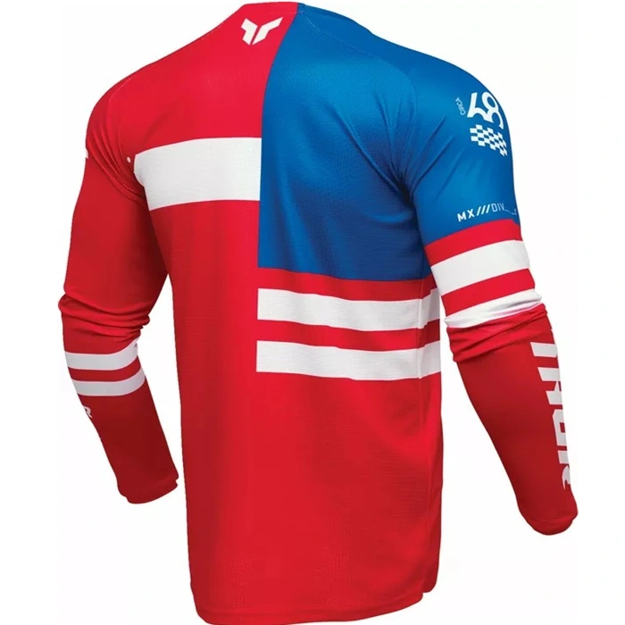 Camiseta Thor Mx Launchmode Patriot Rojo/Azul/Blanco - Imagen 2